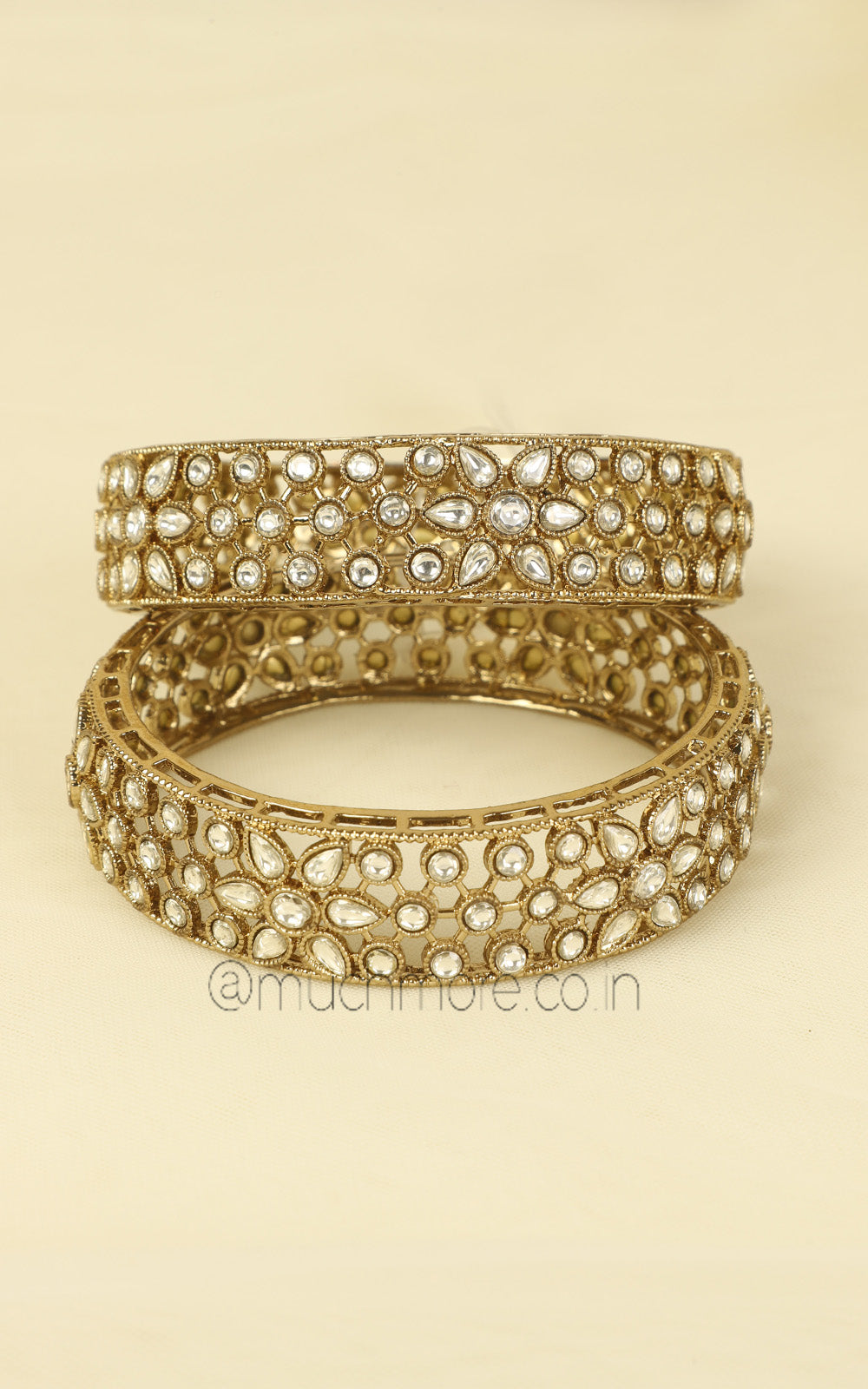 Shop Antique Gold Polish Low Price Range Bangles