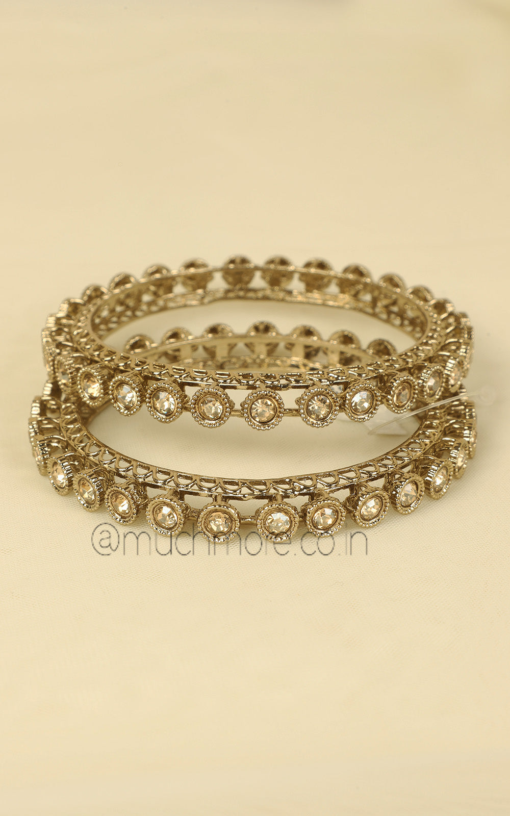 Low Price Range Antique Gold Polish Pacheli Bangles
