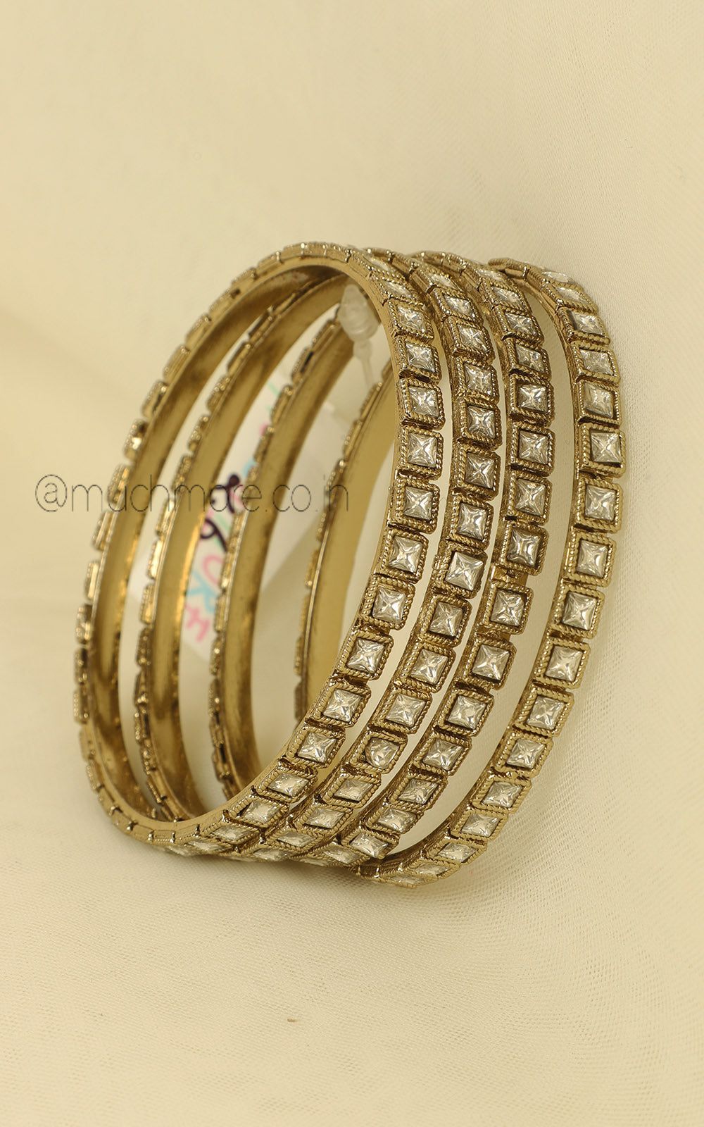 Perfect Set 4 Bangles For Wedding & Festive Wear