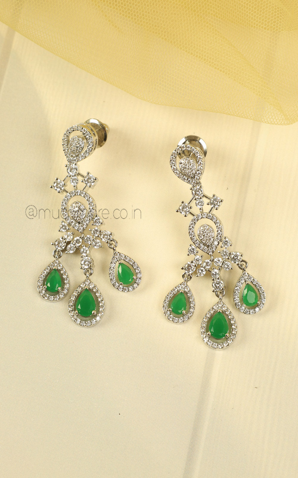 Luxury Diamond Zircon Necklace Set For Women | Bridal Wear Jewellery