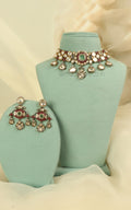 Fusion Polki Mint Green Pink Bridal Choker Jewellery Collection
