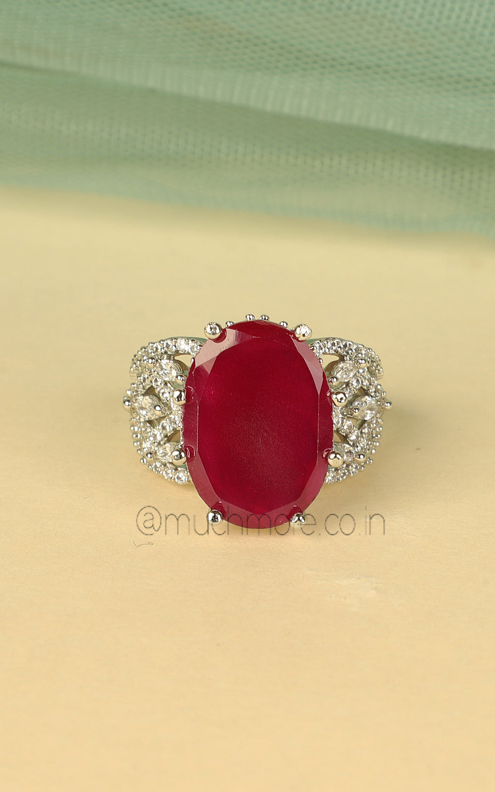 Buy Statement Ruby Cocktail Rings For Women Online