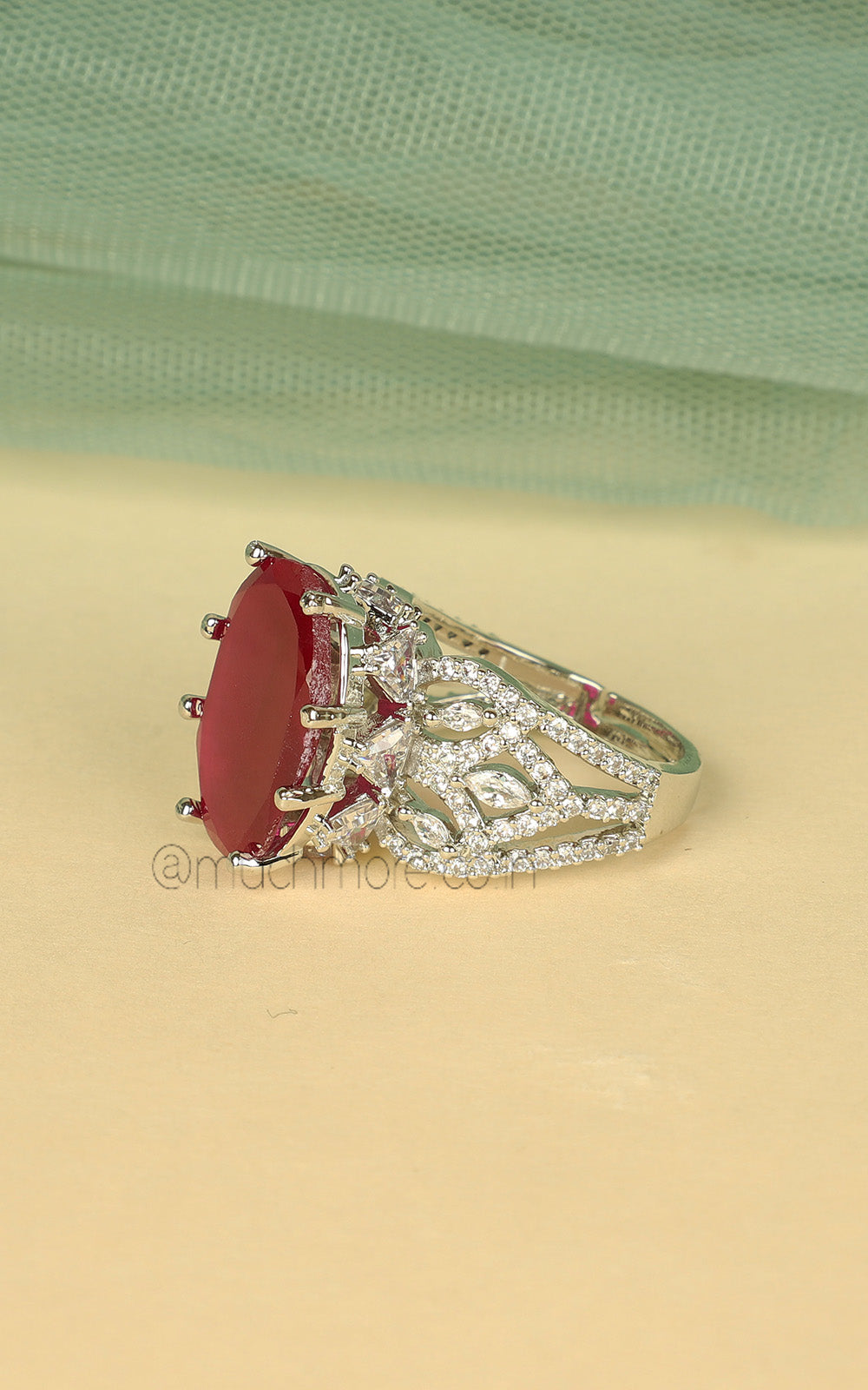 Buy Statement Ruby Cocktail Rings For Women Online