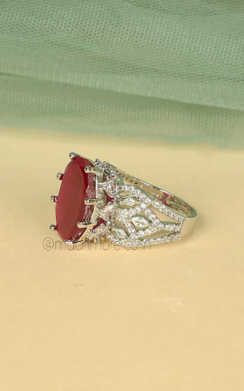 Buy Statement Ruby Cocktail Rings For Women Online