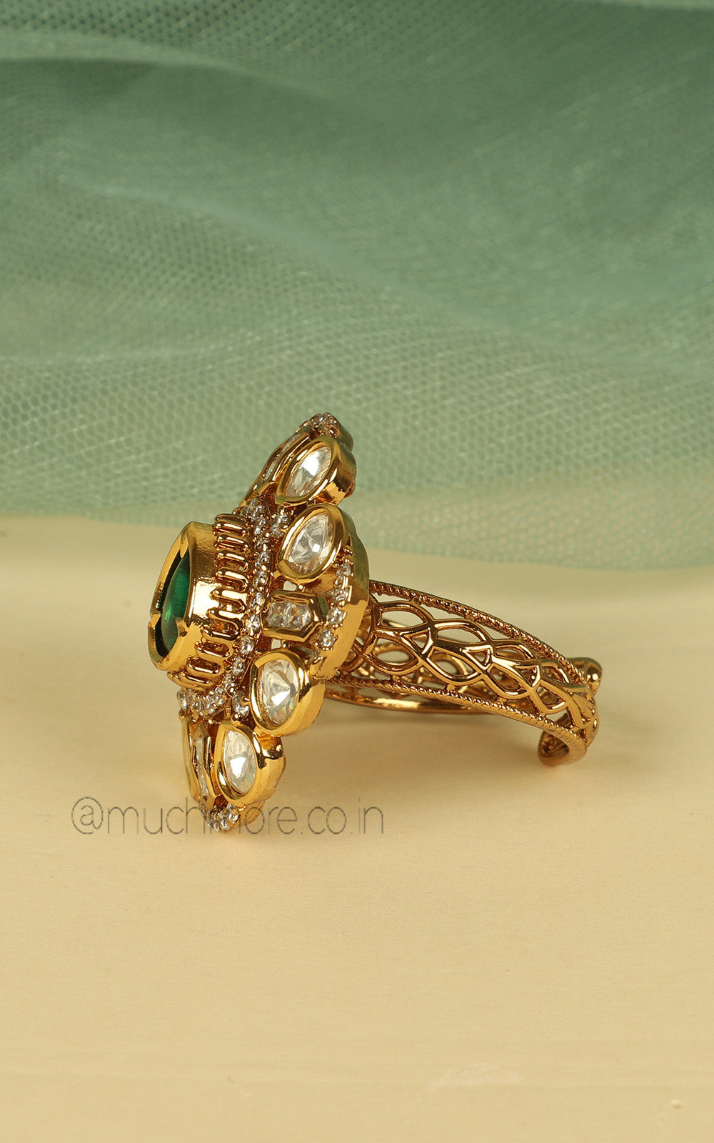 Designer Bridal Kundan Ring | Wedding Jewellery For Women
