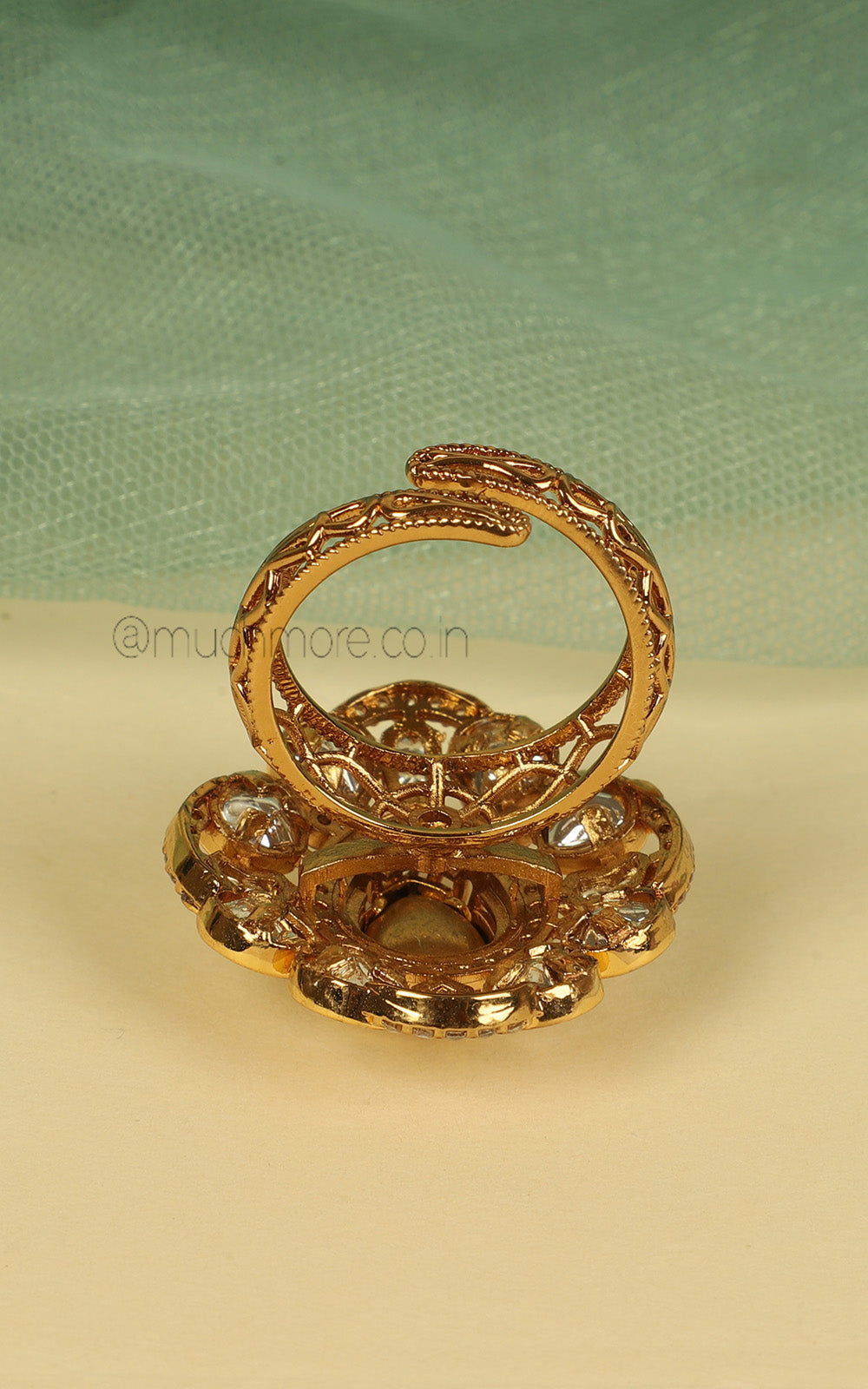 Designer Bridal Kundan Ring | Wedding Jewellery For Women