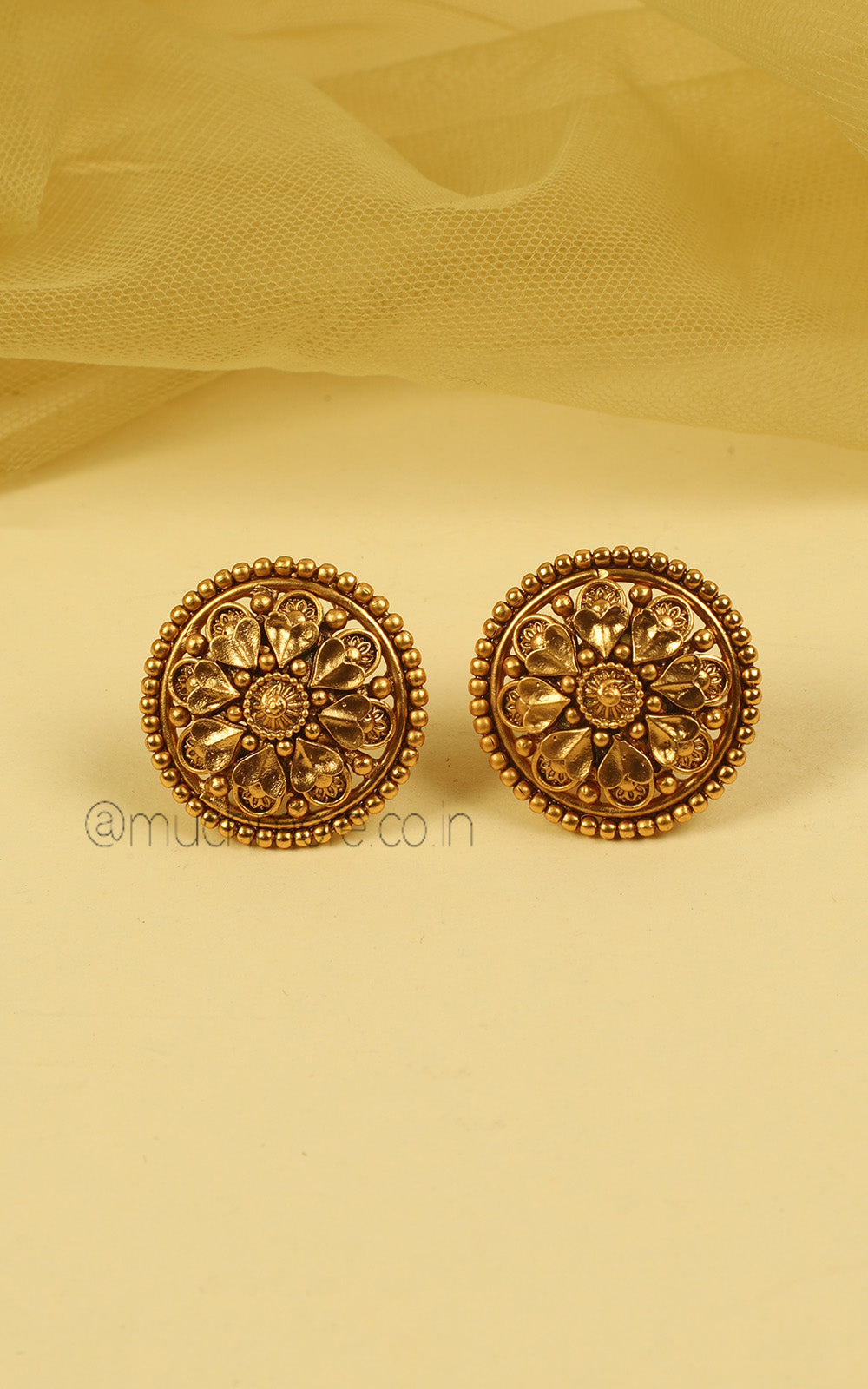 Designer Gold Necklace Set | Earrings For Indian Women Online