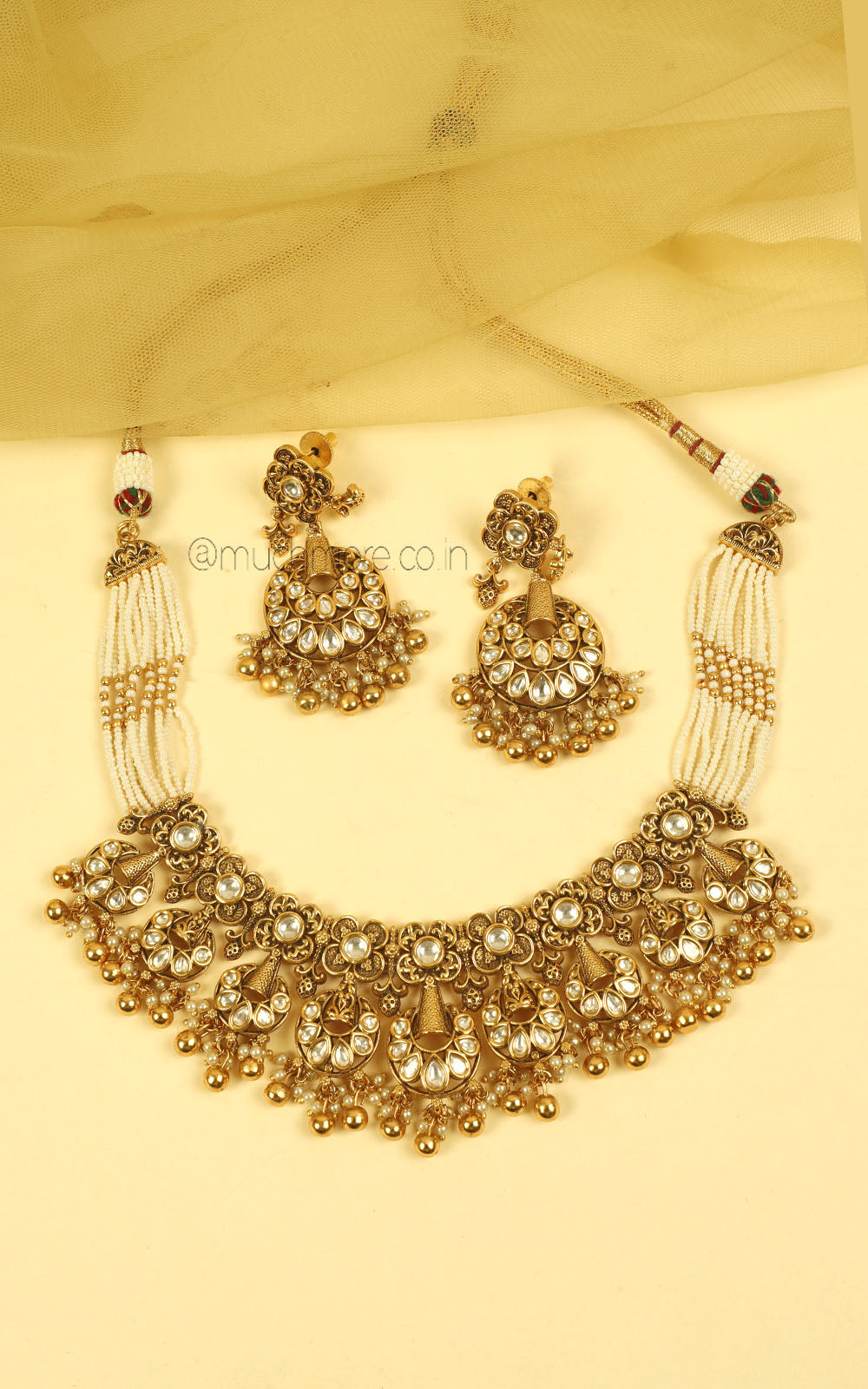 Gold Look Necklace Set | Perfect Gift For Women & Girls