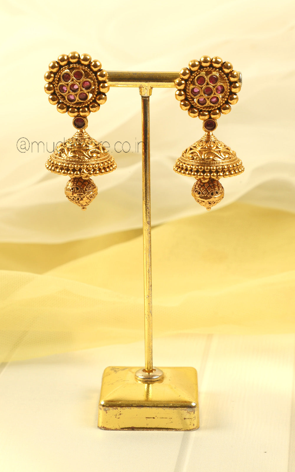 Traditional Ruby Sleek Bridal Choker Set Online Shopping