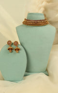 Traditional Ruby Sleek Bridal Choker Set Online Shopping