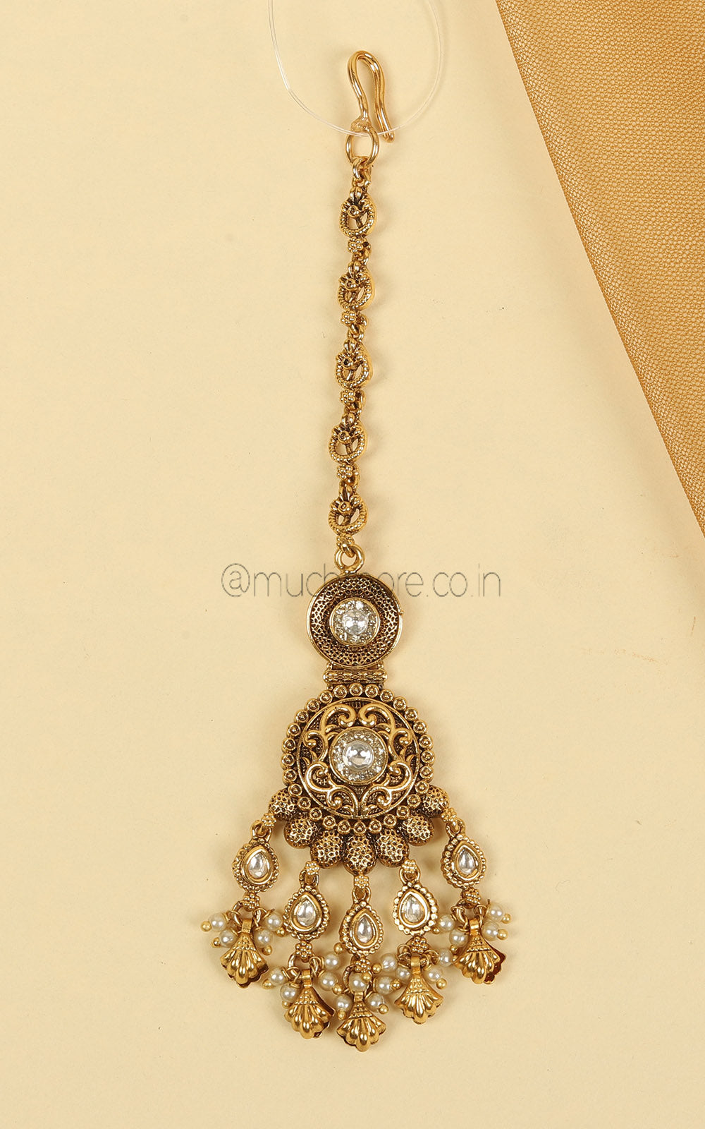 Buy Gold Finish Bridal Maang Tikka Online Shopping