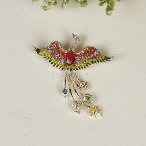 Phoenix Brooch Fashion Bird Pin Design Accessories