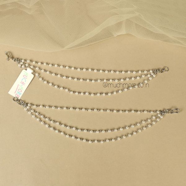 Light Weight Pearl Triple Layer Kaan Chain By Much More