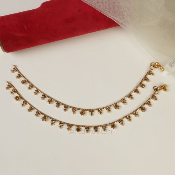 Latest Collection Of Gold Look Payal Anklets 