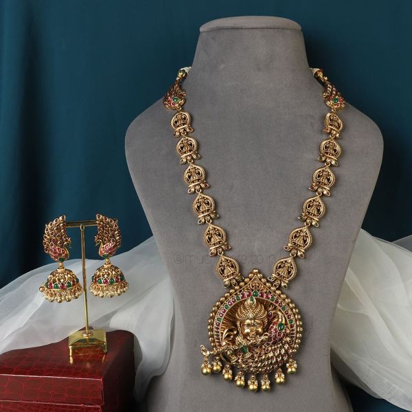 Exclusive Krishna Long Necklace Set Online