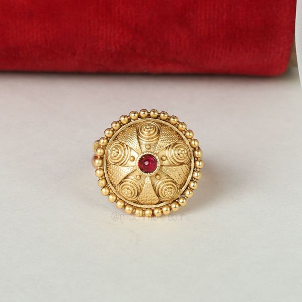 Order Gold Plated Ruby Small Women Ring