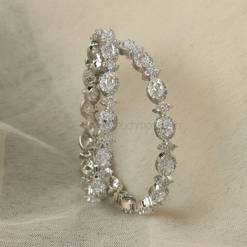 Showroom of Silver 925 diamond bracelet  Jewelxy  233952