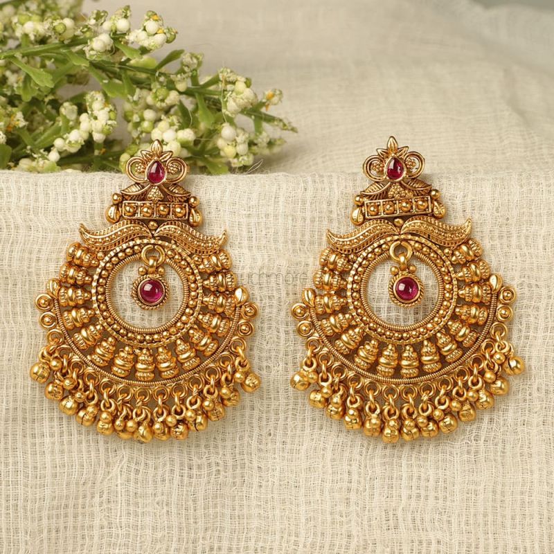 Top more than 127 chandbali earrings gold best