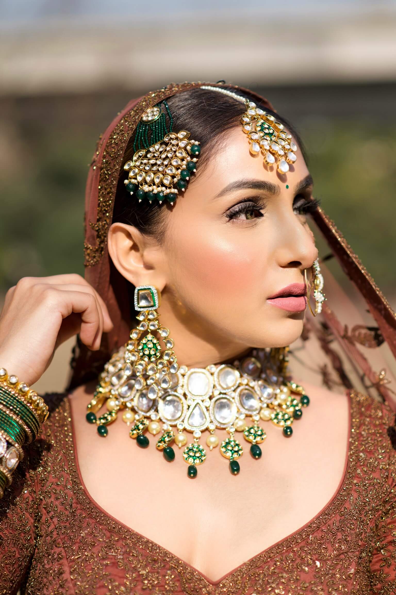 Manleen Puri in exclusive bridal collection
